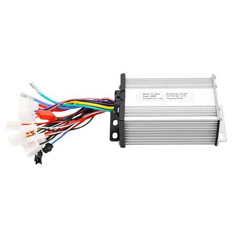 Beefed-Up 500W Brushless Motor Controller With Aluminum Alloy Enclosure, Overcurrent Protection, Built For Electric Bikes