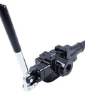 Adjustable Detent Single Spool Hydraulic Log Splitter Valve A7 For 25GPM 3500PSI Open Center With One Half Inch Inlet And Three Quarter Inch Outlet Ports Compatible With SpeeCo S390406SC Huskee MTD Ariens Cub Cadet And More shown