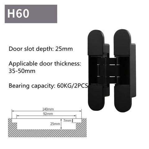 Hidden 180 Degree Wood Door Hinge For Wide Door Spacing No Fuss Install Invisible Cross Casement Gate Hinge Built To Last Home