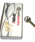 Brass Key Blanks KW1 Kwikset Compatible, Durable Locksmith Key Blanks, 100 Keys Total, Two Boxes Of 50, Perfect For House Or Office Locks