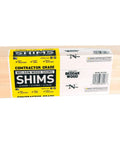 Prime Yellow Wood Shims Deliver Dead On Snap Cut Adjustments For Framing And Door Installations Featuring Slick Tapered Edges That Glide Right In Place Guaranteeing No Fuss Leveling Results On Any Site - contractor grade pack of 42 shims