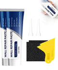 Drywall Repair Kit With Scraper For Holes And Cracks 2026 Multi Functional Wall Patch Set shown with tubes, nozzles, scraper, sandpaper