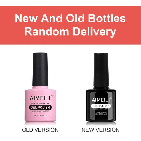 Soak Off UV LED Hema Free Nude Gel Nail Polish Set 4x10ml Natural Sheer Pink Colors old and new bottle versions