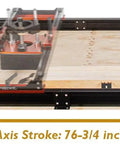 Ultimate Slab Flattening Router Sled with 3-Axis Gantry Jig and 3.5 Inch Router Lift for Effortlessly Smoothing Live Edge Slabs