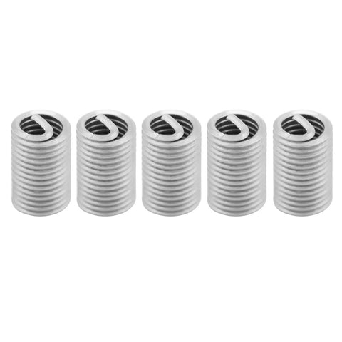 Heavy Duty M6 X 1.0 Stainless Steel Thread Inserts Kit 50 Pcs SS304 Coiled Wire Helical Inserts For Tougher Screw Joints