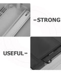 Inside view of Solid Outdoor Waterproof Electrical Enclosure Box With Reinforced Ps Structure showing strong latch and open mechanism.