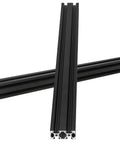 5 Piece 400 mm 2040V Aluminum Extrusion Profile European Standard Anodized Linear Rail For 3D Printers Lasers CNC Machines And DIY Projects Black Built For DIYers