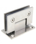 Heavy Duty Stainless Steel Glass Door Hinges 2 Pack For Cabinets And Showcases No Fuss Install And Smooth Operation Rust Proof