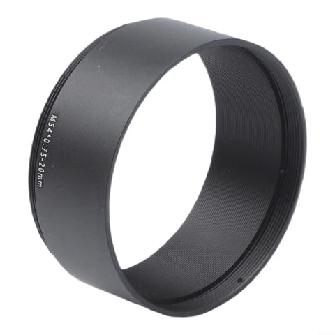 Plug And Play Extended Back Focus Tube For Telescopes And Cameras, Aluminum M54x0.75 Threaded Extension Spacer With Anodized Matte Finish