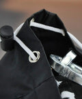 Drawstring bag detail from Beefy 3/8 Inch By 6 Foot Security Chain With Cordura Wear Pad And Carry Bag