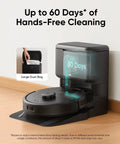 Robot Vacuum With Self Empty Station And Hair Detangling Technology For 60 Days Hands Free Cleaning 5000 Pa Suction