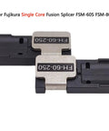 Professional Grade Fiber Holders With Kickass Grip Performance And Precision Alignment For Fujikura Single Core Fusion Splicing Tools Durable Setup Bundle image showing two FH-60-250 fixtures.