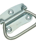 Chest Handle In Zinc Plated Steel For Small Chests And Boxes With Easy Grip And In Use Hand Clearance Extra Heavy Gauge Cold Rolled Steel Construction