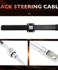 Single Rack And Pinion Mechanical Steering Cable For Boats 17 Ft Back Mount Single Cable With Smooth Precise Helm Action
