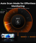 Top Shelf Heavy Duty 16 Port Hdmi Kvm Switch Rack Mount Console displaying Auto Scan Mode for effortless monitoring.