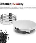 Slick Silver Wheel Center Caps Snap In Hub Covers For Cars And Suv Spruce Up Your Ride With Durable Universal Fit To Freshen Exterior Styling Quick Snap Fit Around Two Inch Inner Bore Smooth Metallic Trim showing ABS plastic material and design.