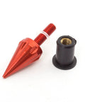 Orange CNC Aluminum Windshield Bolts Screws Nuts Set For Honda CBR 600RR 1000RR Suzuki GSXR 600 750 1000 Yamaha R1 R6 R6S Kawasaki ZX6R ZX9R ZX10R ZX12 High Strength Rust Resistant Motorcycle Hardware Kit