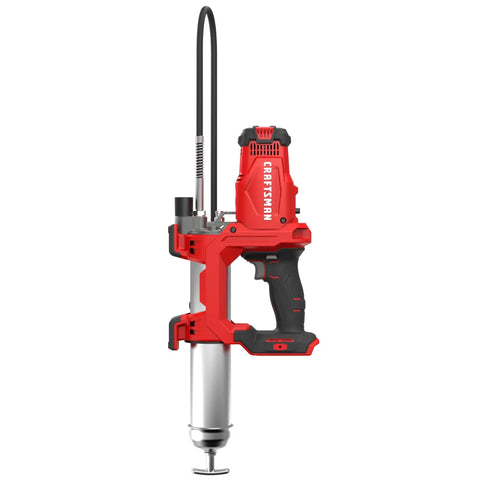 V20 Cordless Grease Gun With 40 Inch Hose, LED Light, 10,000 PSI, Dual Speed, Variable Trigger, Red and Silver Tool Only