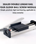 Pro Grade Linear Motion Guide Rail With 50 To 500 mm Travel And 0.03 mm Precision For DIY CNC Engraving Machines And Lathes, beefy sliding rail module