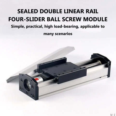 Pro Grade Linear Motion Guide Rail With 50 To 500 mm Travel And 0.03 mm Precision For DIY CNC Engraving Machines And Lathes, beefy sliding rail module