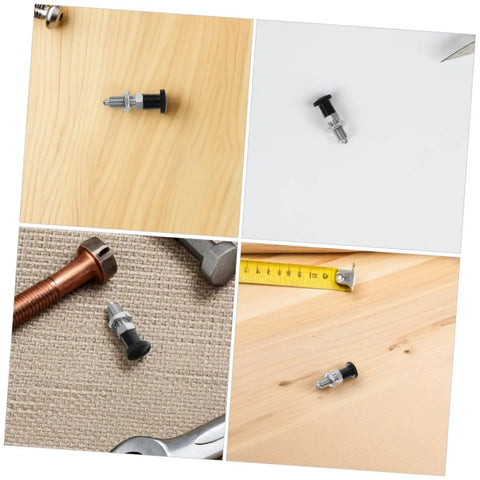 Heavy Duty Stainless Steel Indexing Plunger With Lightning Quick Reset Spring Pin For Factory Positioning And Machine Jigs on various surfaces.