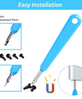 DIY Video Doorbell Screwdriver Kit With Blue Double Ended T6 T15 Bits And 20 Security Screws Replacement Tool for easy installation