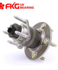 Close-up of Rear Wheel Bearing Hub Assembly Drop In Replacement For 2004 2012 Chevy Malibu ABS Models 2008 2009 HHR SS 2005 2010 Pontiac G6 And 2007 2009 Saturn Aura ABS Models Ready To Roll