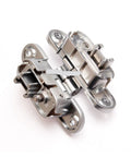 Slick Zinc Alloy 10 Pack 3D Adjustable Hidden Door Hinges Heavy Duty Invisible Folding Door Joints seamless design for easy installation.