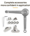 Heavy Duty Lid Support Hinges With Soft Close For Toy Boxes Cabinets And Closets Holds Up To 50 Lbs Per Pair folding lid stay