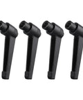 4Pcs Black M8 Female Thread Clamping Levers Quick Release Adjustable Handles For Lathe Tools Heavy Duty Hex Socket 4mm