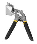 Alloy Steel Hand Seamer with folding pliers and rubber grip for sheet metal bending in HVAC window design 80mm straight or 80mm bent