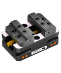 Heavy Duty Self Centering Bench Vise 165Mm For Five Axis Machinists And Shop Sanding showing rugged cast iron construction and quick nip clamp.