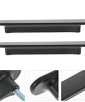 Black Arc Brushed Kitchen Cabinet Handles 2 Pack, 96mm Drawer Pulls For Cabinets, Bathrooms, And Bedroom Furniture Hardware, Easy Swap And Upgrade