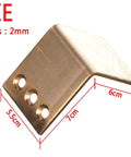 Copper Spoon Welder Tools Set For MIG Welding Copper Plate Backers, 2mm Red Copper Plate, angle paddle with dimensions
