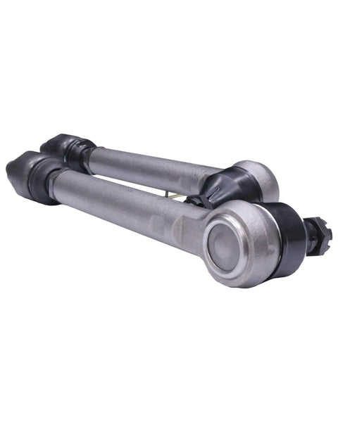 2 Pack Track Tie Rod Replacement For JCB Loader 3C 3CX 3CN 3DX 4C 4CN 4DX Fits 126-02253 126-01946 12602253 12601946 335Y6895 4993945 Heavy Duty Aftermarket Part For Construction Machinery, pair of steel rods