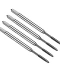 Heavy Duty Spiral Point Thread Taps 4 Pack Metric M2 X 0.4 H2 Accuracy TICN Coated Square Shank for precision threading.