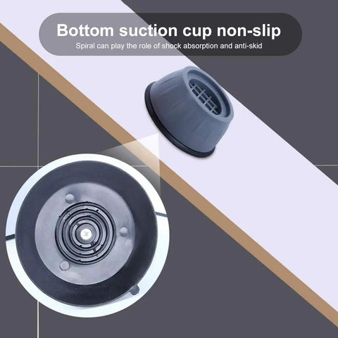 Anti Vibration Pads For Washing Machine And Dryer Feet Beefed Up Shock Absorbing And Noise Reducing Non Slip Rubber Feet