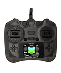 Front view of Dope Pro Grade ELRS 2.4G RC Transmitter with 2 Inch IPS HD Color Screen Hall Sensor Gimbals