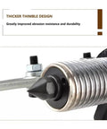 Heavy Duty Hydraulic Gear Puller Kit With Two Or Three Jaw Bearing Remover Rated For Ten Ton Force showing thimble design and adjustable components.