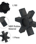Heavy Duty L190 Jaw Coupling Insert 113mm By 22mm Fits L190 L Jaw And TB Woods Flexible Couplers For Industrial Machinery Drives Conveyors Pumps Built Tough For Real World Use, NBR rubber, 1 piece