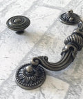 Vintage Style Bail Drawer Pull Antique Bronze Cabinet Handle Dresser Pull Hardware 5.75 Inch Center To Center
