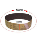 Sandpaper belt dimensions 473x50mm for 6 Inch Expander Rubber Wheel For Bench Grinder With Stable Contact, P800 pack