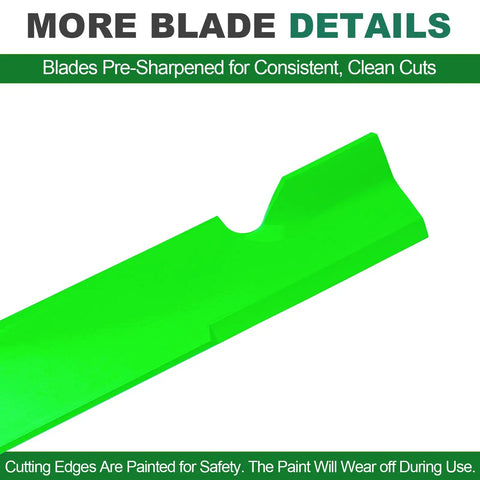 High Lift Lawn Mower Blades 3 Pack For 60 Inch Decks Fits Bad Boy Exmark Gravely Hustler Toro Titan