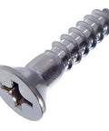 Size 8 By One And One Half Inch Phillips Flat Head Wood Screws Kit In 316 Marine Stainless Steel Pack Of 2500 Fasteners