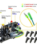 12V 250A Winch Solenoid Relay Contactor With Terminal Caps And Rocker Thumb Switch For ATV UTV wiring diagram