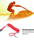 Suzuki Kill Switch Lanyard for Boats and Outboard Motors, durable red emergency safety cord for ignition stop switch