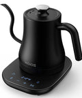 Gooseneck Electric Kettle With Next Level Temperature Control And Mute Mode, 0.8L Pour Over Kettle For Coffee And Tea, Matte Black