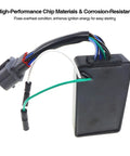 Close-up of Beefed-Up Rancher 350 CDI Box Upgrade For 2000-2005 TRX350 ATV TE FM TM FE Models, 10 Pin DC Ignition Replacement