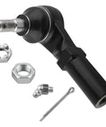 2 Piece Front Outer Tie Rod Ends Kit For Dodge Dakota 1997 To 1999 2WD And Dodge Durango 1999 2WD Replacement ES3399 Auto Steering Tie Rod End Set, black steel