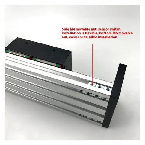 Reinforced Dual Rail Ball Screw Linear Slide Kit For CNC Machines Heavy Duty Precision Cross Module with flexible M4 and M6 nuts